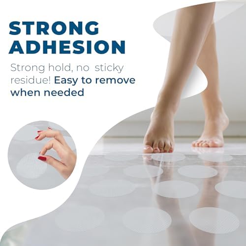 Homergy Anti-Slip Bath Stickers 24PCS Clear