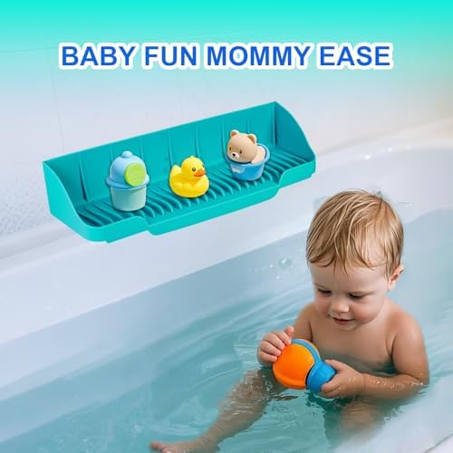 Soxcivise Bath Splash Guard with 6 Suction Cups - Green