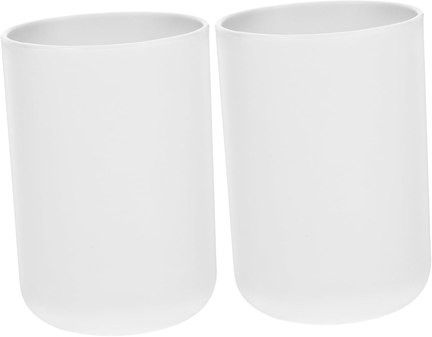 2pcs Toothbrush Cups Lightweight Bathroom Tumblers for All Ages 1
