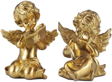 Goetland 2 Cherubs Baby Angel Statue Garden Decor