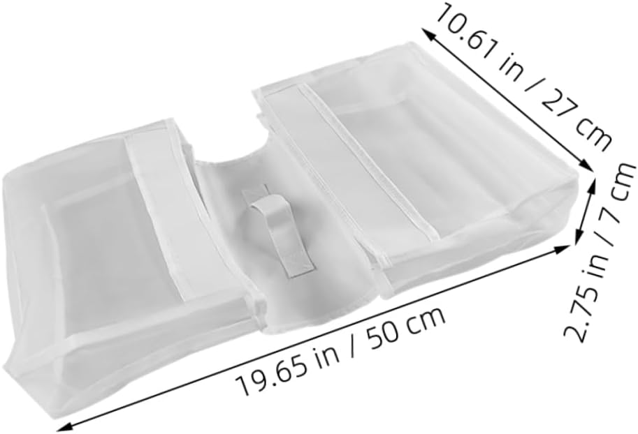 Luxshiny Saddle Shape Bath Storage Organizer
