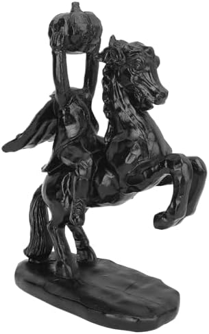 Fdit 22cm Headless Horseman Halloween Statue