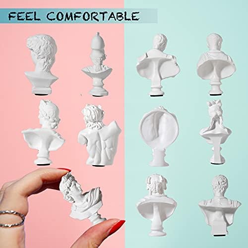 LAGOM HOUSE Greek Bust Statue and Sculptures Set of 10