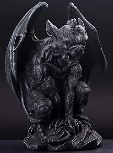 JORAE Winged Gargoyle Statue 9 Inches Decorative Protection Sculpture