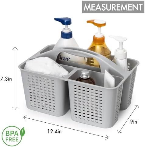 Tiawudi Portable Shower Caddy with Handle