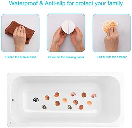12 PCS Non-Slip Bathtub Stickers for Kids Safety