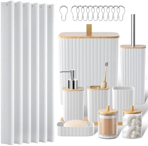 Z ZONAMA 22PCS Bathroom Accessories Set - Stylish Functional