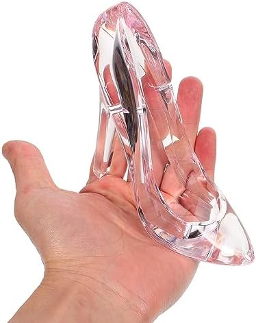 IMIKEYA Crystal Princess High Heel Shoe Sculpture