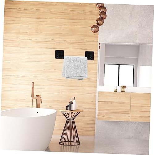 SOPOTUTU Wall Mounted Towel Rack - Self Adhesive Space Saving No Drilling Required