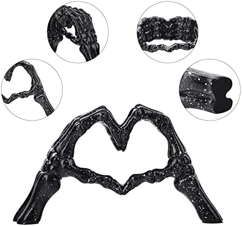 LCCCK Heart Gesture Couple Statue Modern Desk Decor