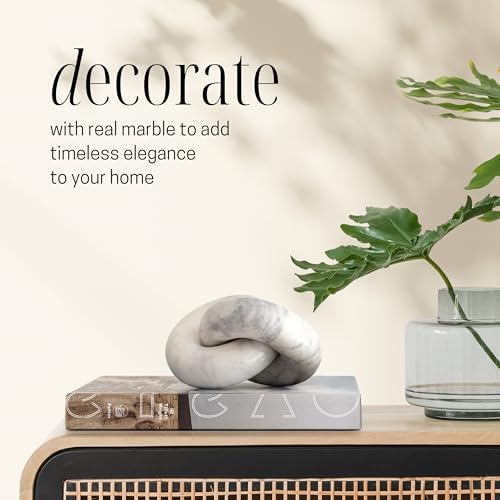 STRONA Marble Knot 6 Shelf Accent Decor