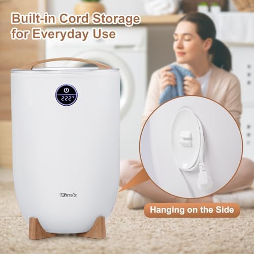 Winado Towel Warmer Bucket with Remote Control and Fragrance Holder