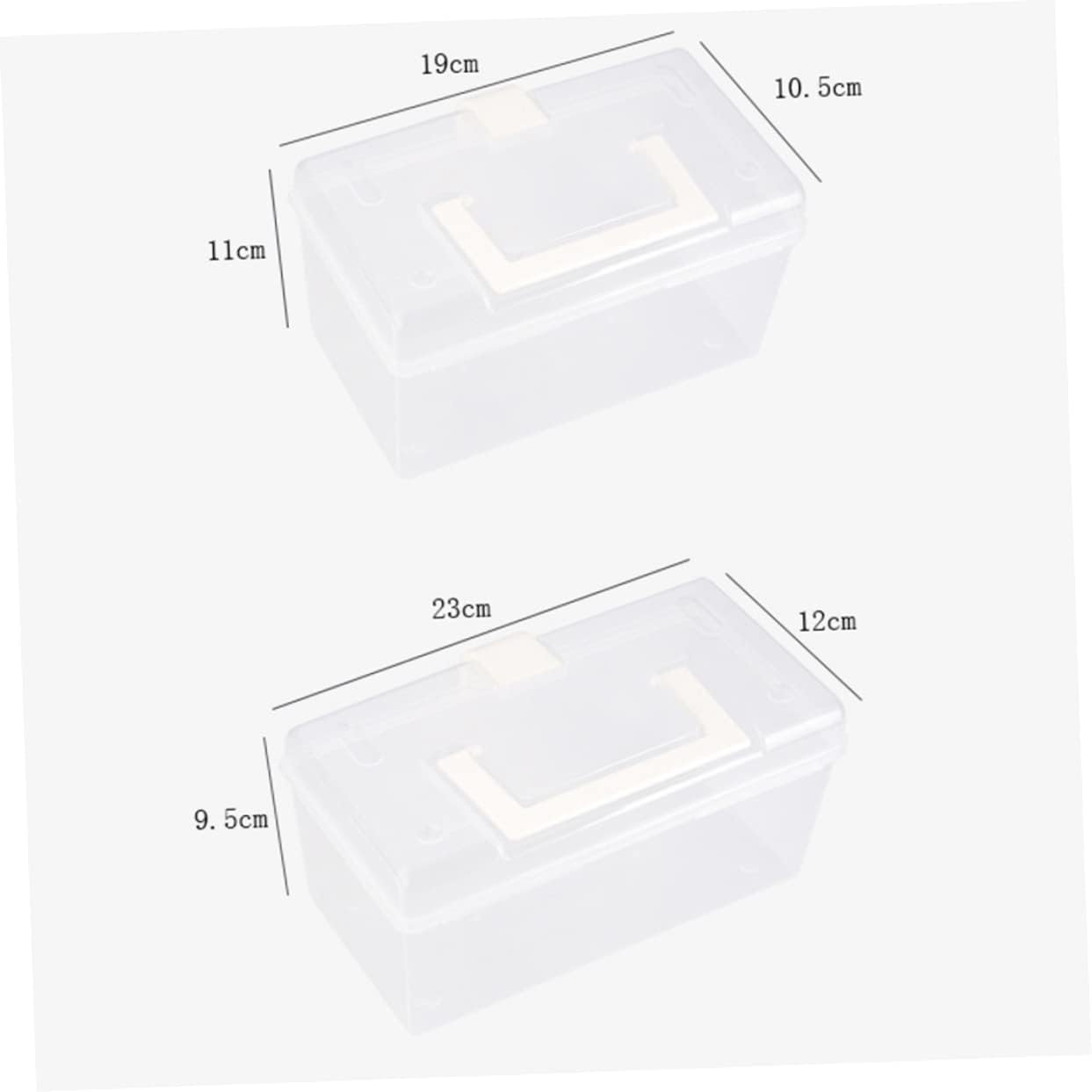 HAKIDZEL Portable Medicine Cabinet with Buckle Design