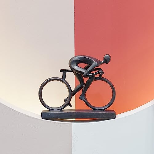 Resin Bike Black Statue - Home Decor Sculpture