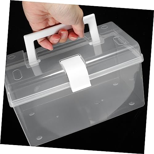 WRITWAA Portable First Aid Box with Handle and Buckle Design