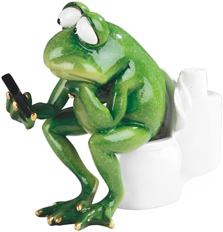 ICE ARMOR 575 W Frog Toilet Statue Collectible