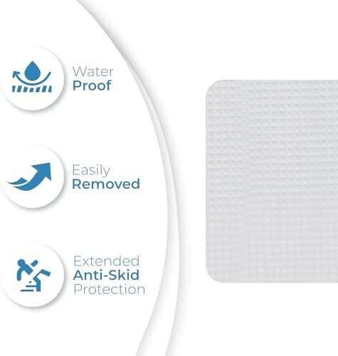 Clear Bloom Anti-Slip Shower Stickers 24 PCS
