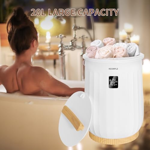RESIMPLE Hot Towel Warmer with 5 Fragrance Discs
