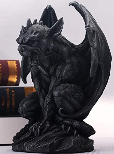 JORAE Winged Gargoyle Statue 9 Inches Decorative Protection Sculpture