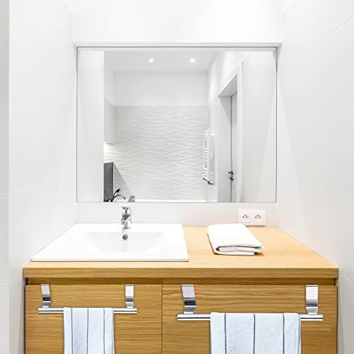DIBALIYI Cabinet Door Towel Bar 2 Pack 1