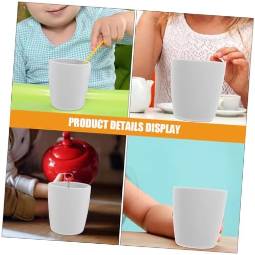 2pcs Unbreakable Silicone Cups for Training - Anti-Fall Design for Kids