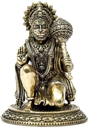 Superfine Brass Hanuman Statue Home Office Decor