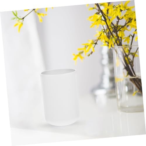 2pcs Lightweight PP Toothbrush Cups for Bathroom and Daily Use