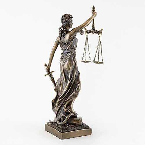 Top Collection Bronze Finish Lady Justice Statue 125 Inch