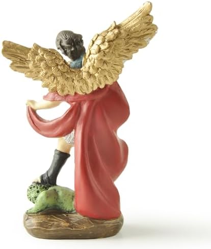 St Michael Archangel Statue 532 Hand-Painted Resin Figurine