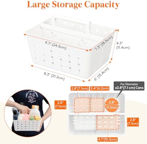 Lifewit Portable Shower Caddy with Handle