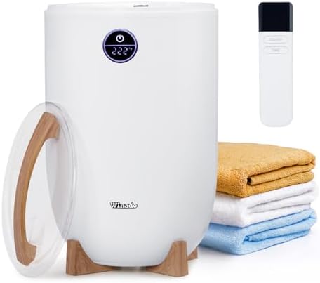 Winado Towel Warmer Bucket with Remote Control and Fragrance Holder