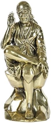 Superfine Sai Baba Brass Statue for Pooja Home Dcor