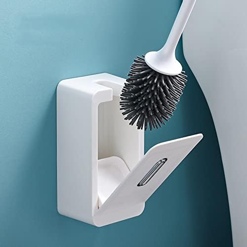Toilet Brush with Long Handle and Soft Hair Set