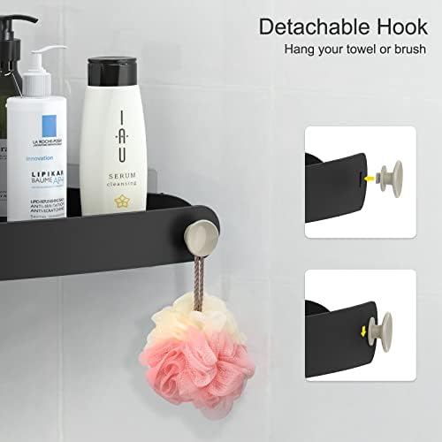 Sotfamily Shower Caddy Corner 4 Pack Black