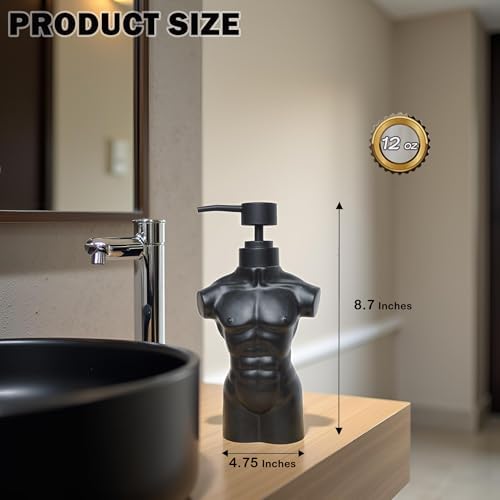 CAAHANJIA Ceramic Boy Soap Dispenser Set 1