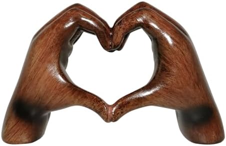 Heart Hands Sculpture Decor for Living Room Office Bedroom