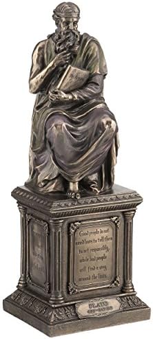 1175 Inch Cold Cast Bronze Greek Statue Figurine 1