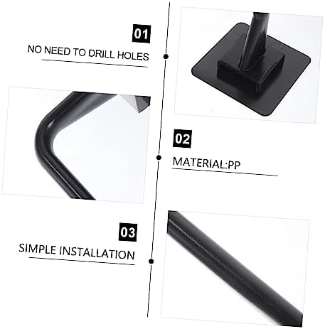 SOPOTUTU Wall Mounted Towel Rack - Self Adhesive Space Saving No Drilling Required