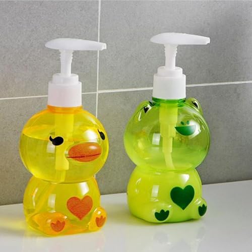 Kids Cartoon Pump Soap Dispenser - Refillable Lotion Container