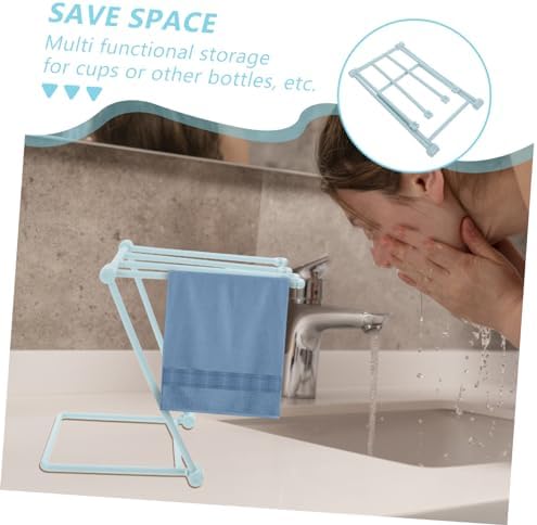SOLUSTRE Foldable Towel Holder Rack for Kitchen Bathroom