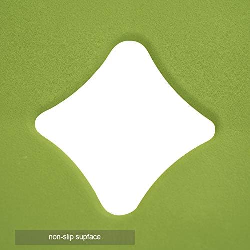 Webos Non-Slip Bath Mat with Suction Cups Soft Rubber 28x16 Inch
