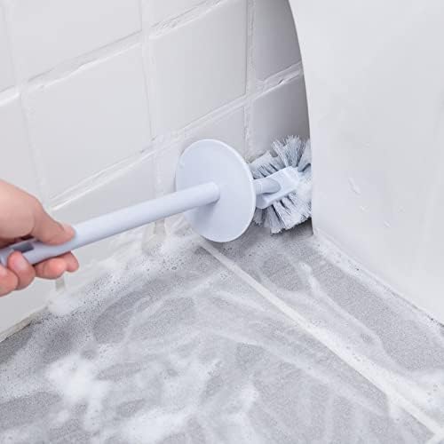 Toilet Brush Set with Long Handle and Soft Hair for Home Use