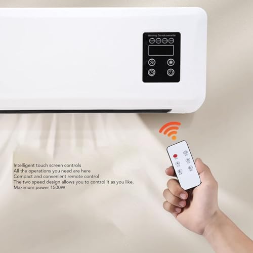 ZJchao 1500W Wall Mounted Space Heater with Towel Rack