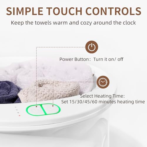 RESIMPLE Hot Towel Warmer with 5 Fragrance Discs