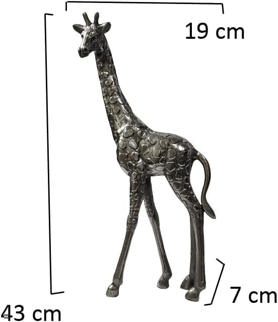 DECORVOID Metal Giraffe Sculpture Statue