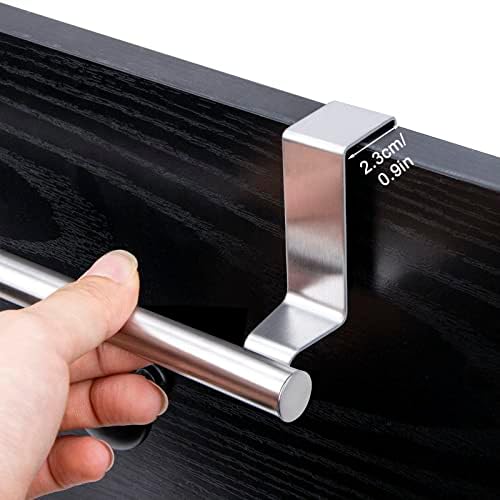 DIBALIYI Cabinet Door Towel Bar 2 Pack 1