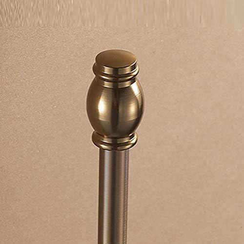 LUDSUY Space Brushed Aluminum Bronze Toilet Set with Frosted Glass Stems 1