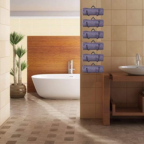 Pmsanzay Adjustable Wall Rack - 2PK Black