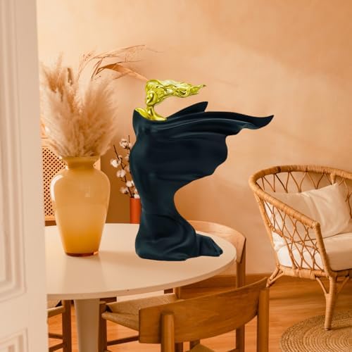 Modern Abstract Goddess 12-Inch Gold Statue
