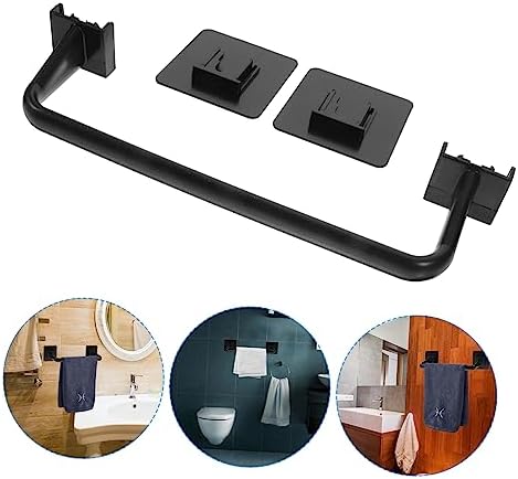 SOPOTUTU Wall Mounted Towel Rack - Self Adhesive Space Saving No Drilling Required